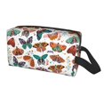 thumbnail image 2 of Goofa Colorful Butterfly Printed Toiletry Bag with Handle,Large Capacity Travel Makeup Cosmetic Bag for Women, Carry on Airport Airline Compliant Bag, 2 of 9