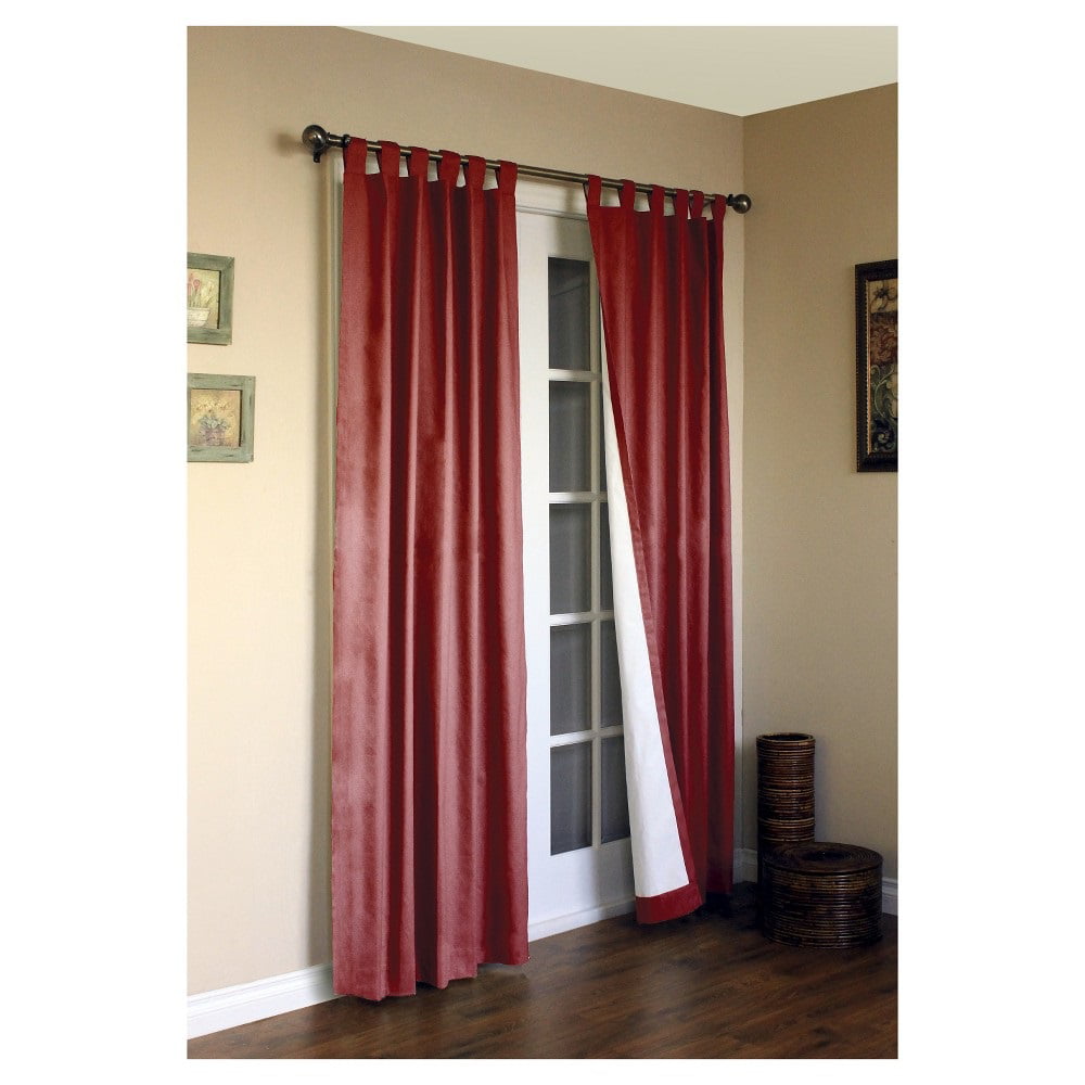 Weathermate Thermalogic Weather Insulated Solid Cotton Tab Top Curtain