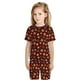 thumbnail image 5 of Balery fall Maple leaf Conjunto de Pijama Infantil de Manga Corta con Estampado – Ropa de Dormir de Algodón Suave-Large, 5 of 5