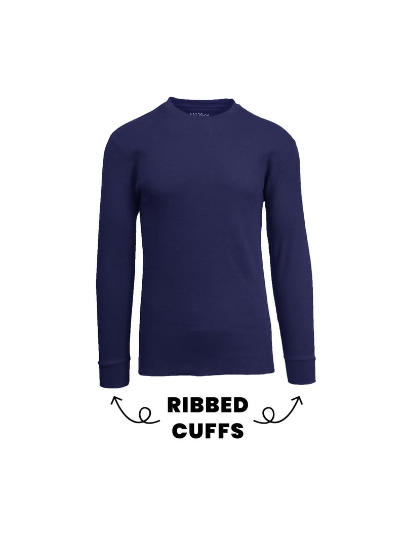 3-Pack Men's Long Sleeve Thermal Shirts (S-5XL) - Walmart.com