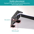 thumbnail image 3 of Soporte para debajo del escritorio para PlayStation 5/Pro/Slim: soporte metálico horizontal discreto compatible con las consolas PS5 Disc y Digital Edition, 3 of 6