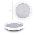 thumbnail image 3 of Lazy Susan, McoMce Lazy Susan Turntable, Glides Easily Lazy Susan Cabinet Organizer for Kitchen Pantry, Cabinet, Countertops, 360-Degree Turntable, 9-Inch Revolving Food Server, Gray, 3 of 3