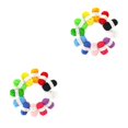 thumbnail image 4 of Advancent 12 Pieces Kids DIY Knitting Yarns Ball Material Sewing Wool Colorful Crafting Multicolor for Sweater Random Color Color aleatorio 10g 2Conjunto, 4 of 6