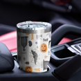 thumbnail image 4 of 30oz Halloween Gravestones Ghosts and Pumpkins Tumblers Stainless Steel Tumbler with Lid and Straw,Vacuum Insulated Double Wall Travel Tumbler Cups Mug with Cleaning Brush for Coffee,Tea, 4 of 7