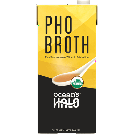 Ocean’s Halo Organic and Vegan Pho Broth, 2 Pack, 32 oz. per (Best Pho Broth Recipe)