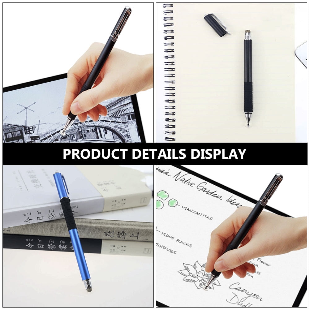 NICERIO High Precision Black Silicone Stylus Pens for Screens Ideal for Artists and Back to School Use