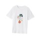 thumbnail image 5 of Camiseta de manga corta para mujer, camiseta de cuello redondo a la moda para viajar de compras L, 5 of 7