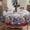 style-8, variant on America Stars Flowers 4th of July Tablecloth Round Patriotic Memorial Day Table Cloth Table Covers for Indoor Dining Home Party Decorations 70x70 Inch