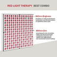 thumbnail image 3 of Anti-Aging 225 LED Therapy Panel 660nm 850nm Near Infrared Therapy Light 45W, 3 of 5