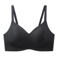 thumbnail image 3 of Womens Wireless Bras Seamless Stretch Comfort Bra Deep V Casual Everyday T Shirt Bra, 3 of 4