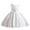 Style D#024 White, variant on Girls Princess Gown Performance Sleeveless Formal Dress for Girls with Pleated Skirt and Decorative Buckle for Special Occasions and Parties Princess Dress Up for Girls 4-6 (Light pink 110)