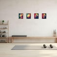 thumbnail image 4 of Colorful Gym Wall Art Canvas Prints Dumbbell Kettlebell Art Posters Exercise Room Wall Decor,Fitness Motivation Workout Art Gifts for Women Exercise Set of 4 (8X 10inch,Unframed), 4 of 4