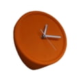 thumbnail image 3 of Reloj de pared de esquina interior, reloj decorativo, minimalista, creativo, redondo, arte de pared Naranja, 3 of 9