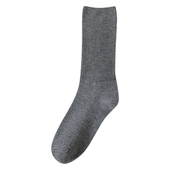 PMVFHDE Men and Women Long Tube Socks, Fashion Casual Simple Solid Color Autumn Winter Warm Comfortable Socks Long Tube Socks Dark Gray