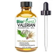 Biofinest Valerian Essential Oil - 100% Pure Organic Therapeutic Grade - Best for Aromatherapy, Relaxing Sleep, Ease Stress Anxiety Headache Acne Skin Wounds Menstrual Cramps - FREE E-Book (100ml)