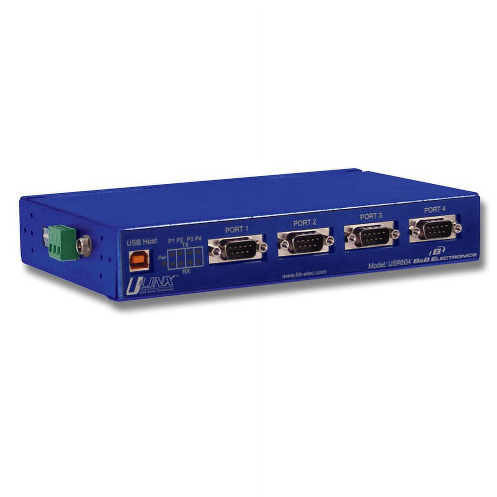 B&B ULINX USR604 - Serial adapter - USB 2.0 - RS-232/422/485 x 4 -  Walmart.com