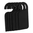 thumbnail image 1 of 6 Pcs Wooden Door Sign Hanger Mini Double-Sided Wood Blackboard Chalkboard Message Notes Memo Board, 1 of 5