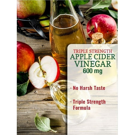 Natures Truth Triple Strength Apple Cider Vinegar Capsules, 60 Ea