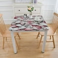 thumbnail image 3 of BANET Vinyl Tablecloth Tablecloths, Square Heavy Duty Rectangle Table Covers, Large Oilcloth PVC Fabric for Outdoor, Kitchen, Picnic White, 3 of 7