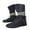 Black, variant on Wovix Winter Footwear Barefoot Boots Mens Womens Waterproof Winter Snow Boots Warm Ankle Booties Wide Toe Barefoot Hiking Boots Non- Daily Blue 35