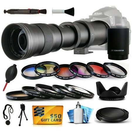 420mm-1600mm f/8.3 HD Super Telephoto Lens for Sony NEX 3 5 6 7 3N 5N 5T 5R