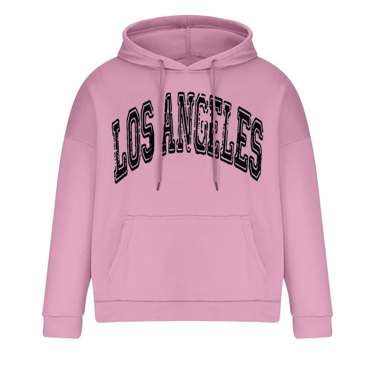 特価ブランド Muscularfit Long Sleeve Boys Shirts Pink Hoodie Los Angeles Clothing