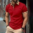 thumbnail image 2 of QIPOPIQ Polo pour Homme Coupe Ajustée Extensible Technique Liquidation, 2 of 6