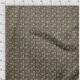thumbnail image 4 of oneOone Viscose Chiffon Gray Fabric Asian Suzani Sewing Craft Projects Fabric Prints By Yard 42 Inch Wide, 4 of 5