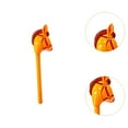 thumbnail image 6 of yotijay Hobby Horse Stick Toy Cute for Kids Birthday Cowboy Party Horse Themed Party Orange, 6 of 9