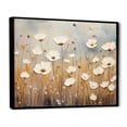 thumbnail image 2 of Designart "Whispering Gardens Of Beige Wildflowers III" Wildflowers Floater Framed Canvas Prints, 2 of 5