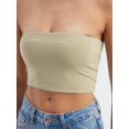 thumbnail image 5 of Strapless Basic Crop Top, 5 of 5