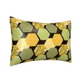 thumbnail image 2 of Easygdp Bee honey Pillowcase 20×30 inches, Throw Pillowcase with Invisible Zipper for Bedroom, Sofa, Office, 2 of 8