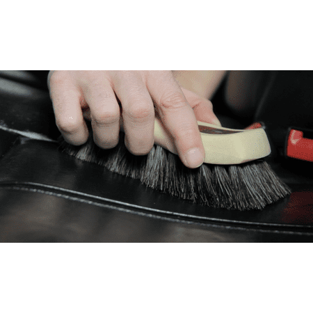 Chemical Guys ACC_S95 1 Pack Long Bristle Horse Hair Leather Cleaning Brush