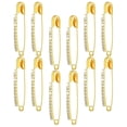 thumbnail image 4 of Milageto 12 Pieces Decorative Brooch Elegant Collar Pins for Ceremony Dance Men Women Gold, 4 of 8