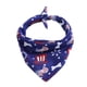 thumbnail image 4 of Toalla Tipo Bandana para La Saliva de Mascotas, Ideal para Perros y Gatos | Pañuelo Triangular Rojo, Blanco y Azul con El Día de La Independencia | Tejido de Poliéster Absorbente | Mantiene a Las Mas, 4 of 5