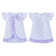 thumbnail image 2 of FASHOFT Baby Girl Swim Cover Up Girl Terry Cloth Bow Bathing Suit Cover Ups for Swimwear Summer Beach Poor Purple, 2 of 5