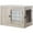 Weathered Grey, variant on UniPaws UH5160 Medium Pet Crate with Cushion -  Weathered Grey