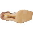 thumbnail image 4 of Sam Edelman Ophelia Soft Praline Open Toe Ankle Strap Stiletto Heeled Sandals (Soft Praline, 9), 4 of 6