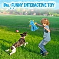 thumbnail image 3 of URRU Dog Toys Squeaky, Interactive Plush Dog Toy with Squeaker and Crinkle Paper, Suitable for Reducing Boredom and Anxiety, Cute Pet Toy for Small and Middle Dogs(Blue), 3 of 7
