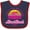 Navy and Red, variant on Inktastic Summer Enjoy the Sunshine Miami Beach Florida in Pink Boys or Girls Baby Bib
