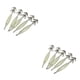 thumbnail image 4 of Soidarity Paquete de 5 señuelos de pesca 8cm ABS punta de gancho afilado sin deformación modelado aerodinámico Reduce la resistencia al viento anzuelos Color luminoso 5 piezas 2piezas Soidarity CBP493568, 4 of 5