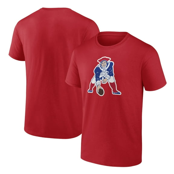 Men's Fanatics Red New England Patriots Primary Logo T-Shirt