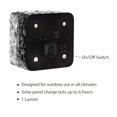 thumbnail image 3 of Yard Décor, Solar Outdoor 3 LED Ice Cube Rock Lights, Battery Operated Garden, Patio, Lawn, Yard Ornament by Pure Garden, 3 of 6