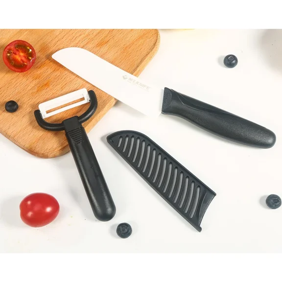 Kitchen Ceramic Knife Set 5" Chef'S Knife A Peeler