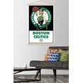 thumbnail image 2 of NBA Boston Celtics - Logo 21 Wall Poster with Wooden Magnetic Frame, 22.375" x 34", 2 of 6