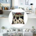 thumbnail image 5 of nygtbtfer Cute Throw Pillow Covers Farm Velvet Pillow Covers Set of 2 Living Room Bedroom Cushion Pillowcases White, 5 of 7
