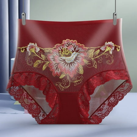 

uikmnh Womens Lace Underwear Plus Size Panties Sheer Hipster Panty For Ladies