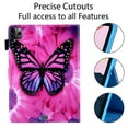 thumbnail image 2 of iPad Pro 11 Case 2020 2nd Generation, Allytech PU Leather TPU Inner Smart Cover Auto Sleep Wake Folio Flip Kickstand Full Protection Case for Apple iPad Pro 11 2nd Gen, Butterfly, 2 of 7