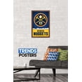 thumbnail image 2 of NBA Denver Nuggets - Logo 18 Wall Poster, 14.725" x 22.375", Framed, 2 of 5