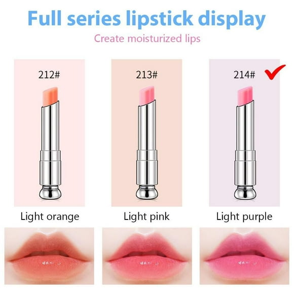 Bálsamo labial que cambia de color, Lápices Labiales mágico que cambia de color, Brillos Labiales te